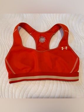 Womens Under Armor Orange Sports Bra